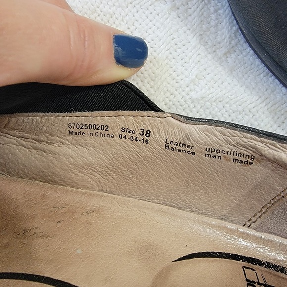 Dansko Womens Ann Pewter‎ Metallic Leather Loafers Slip On Shoes Size 38 7.5-8 - Picture 4 of 11